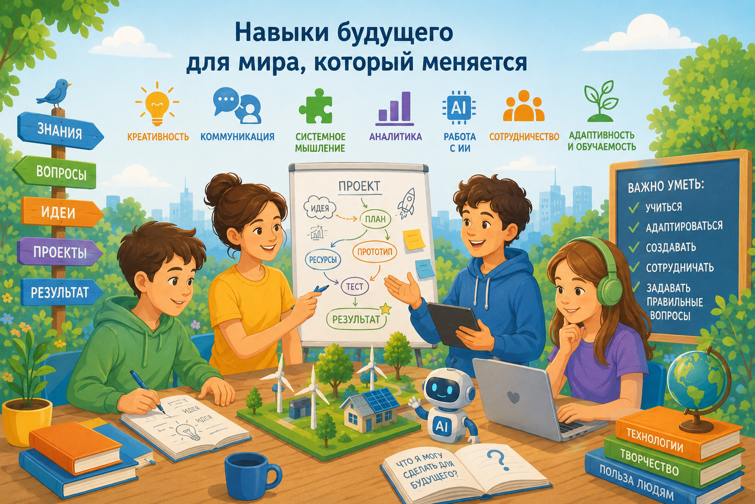 Какие навыки нужны детям в будущем: почему знаний уже недостаточно>
